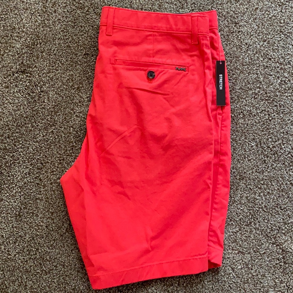 Michael Kors Men’s flat front shorts NWT Sea Coral